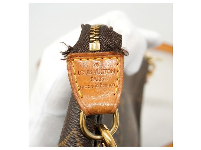 Louis Vuitton Monogram Pochette Accessoires Schultertasche Braun - Ansicht 5