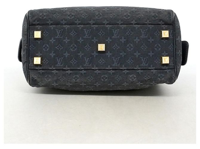 Borsa Louis Vuitton Monogram Mini Josephine PM Blu - vista 3