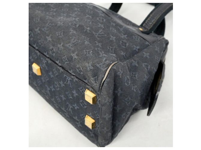 Borsa Louis Vuitton Monogram Mini Josephine PM Blu - vista 6