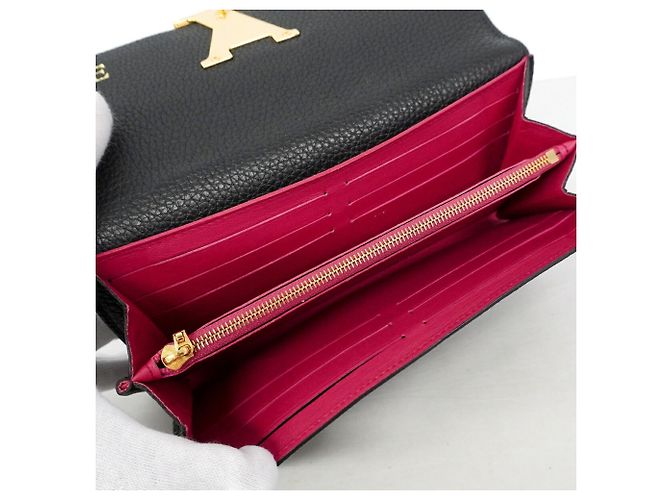Louis Vuitton Portefeuille Capucines Long Wallet Schwarz - Ansicht 3
