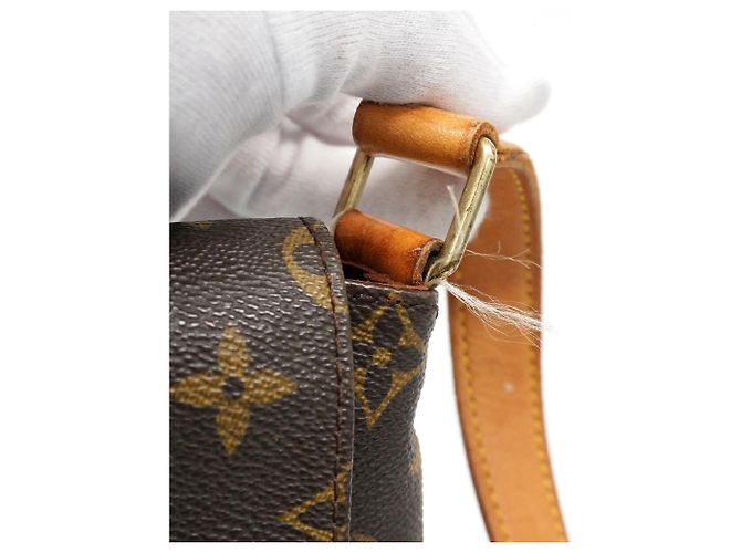 Louis Vuitton Monogram Musette Schultertasche Braun - Ansicht 7