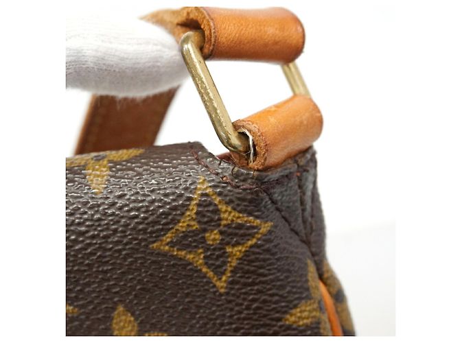 Louis Vuitton Monogram Musette Schultertasche Braun - Ansicht 8