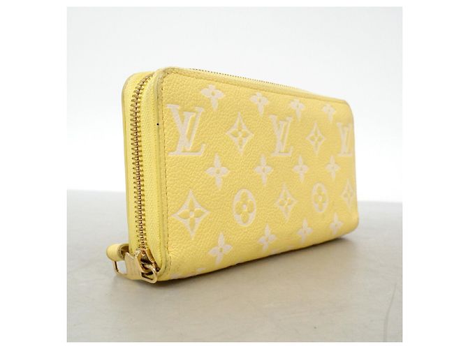 Louis Vuitton Monogram Empreinte Bicolor Zippy Wallet Yellow - view 2