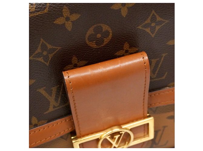 Louis Vuitton Monogram Reverse Dauphine MM Schultertasche Braun - Ansicht 11