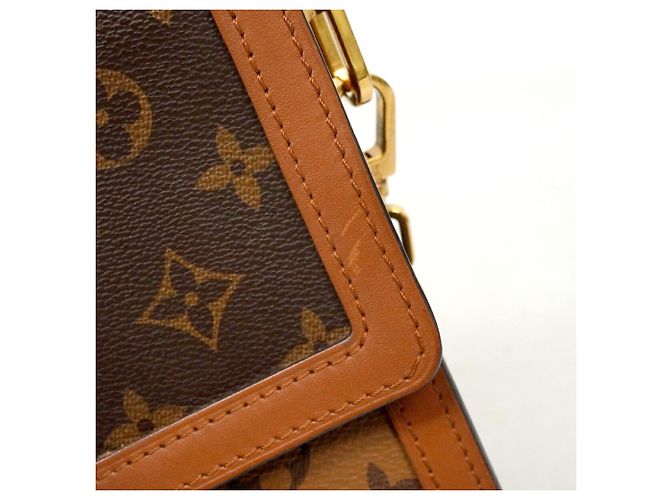 Louis Vuitton Monogram Reverse Dauphine MM Schultertasche Braun - Ansicht 8
