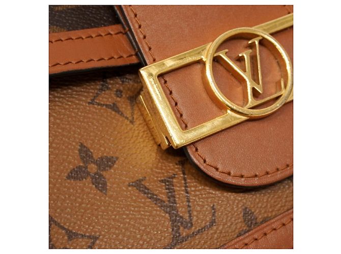 Louis Vuitton Monogram Reverse Dauphine MM Schultertasche Braun - Ansicht 9