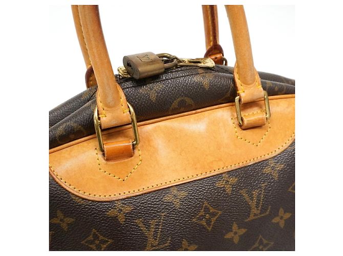 Louis Vuitton Monogram Deauville Handtasche Braun - Ansicht 12