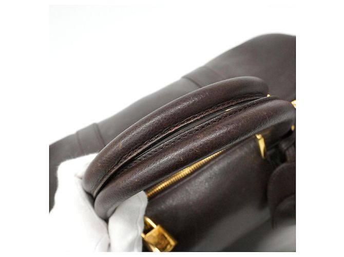 Borsa Boston Chanel in vitello grana Marrone - vista 12