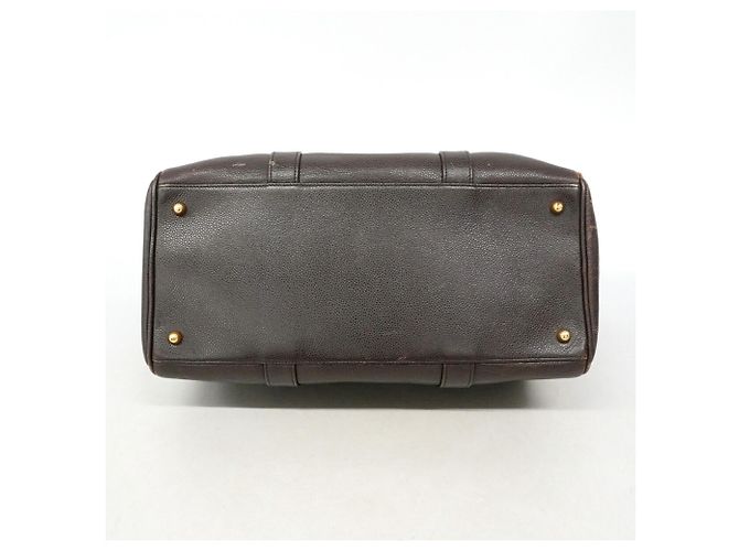 Borsa Boston Chanel in vitello grana Marrone - vista 3