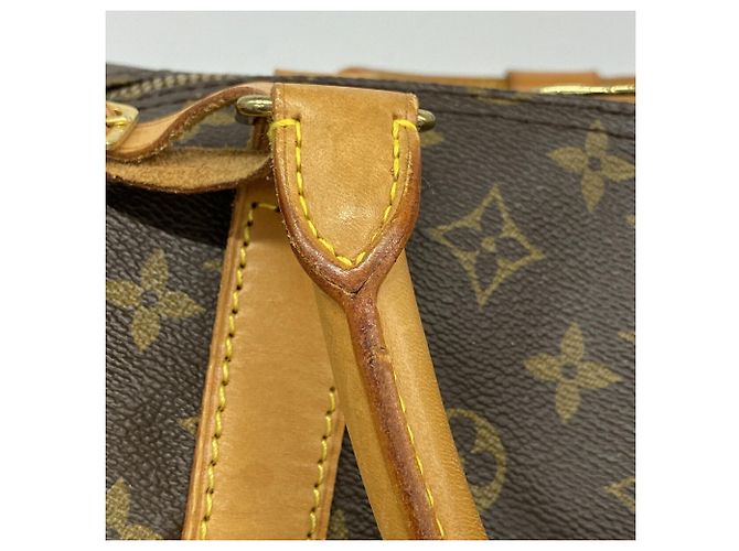 Louis Vuitton Brown Boston Monogram Keepall Bandoulière 60 Marrone - vista 10