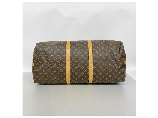 Louis Vuitton Brown Boston Monogram Keepall Bandoulière 60 Marrone - vista 3