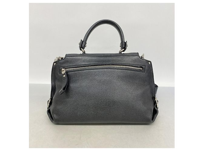 Borsa in pelle Gancini Salvatore Ferragamo Nero - vista 10