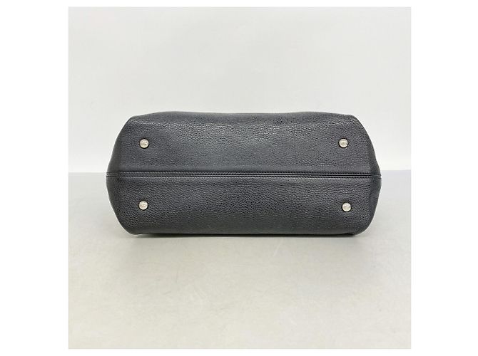 Borsa in pelle Gancini Salvatore Ferragamo Nero - vista 3