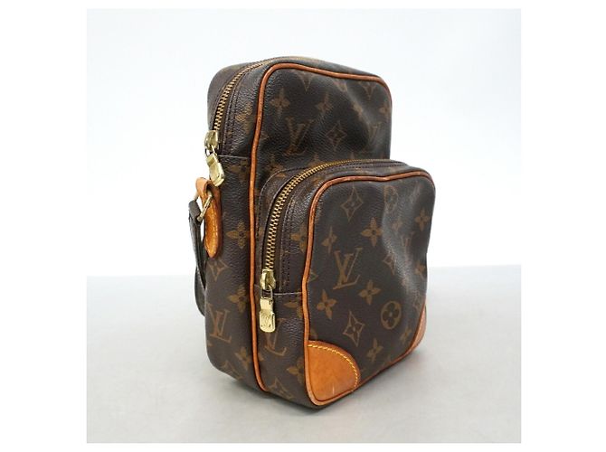 Bolso de hombro Louis Vuitton Monogram Amazon Castaño - vista 2