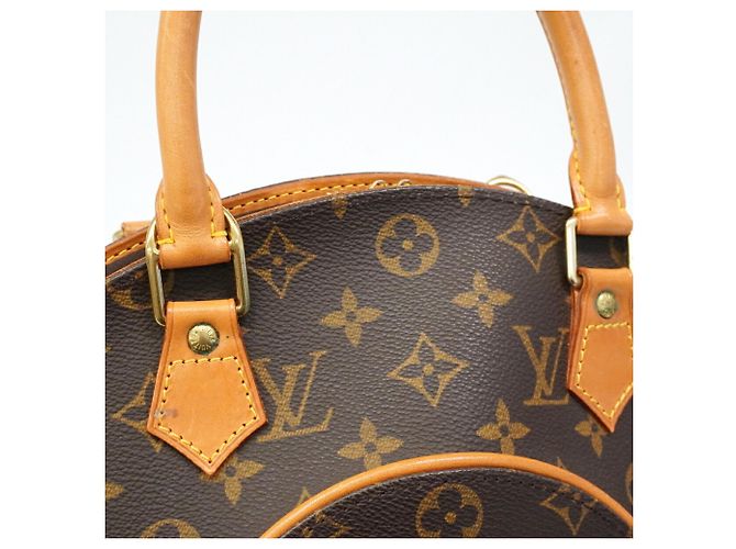 Bolso Louis Vuitton Monogram Ellipse MM Castaño - vista 7
