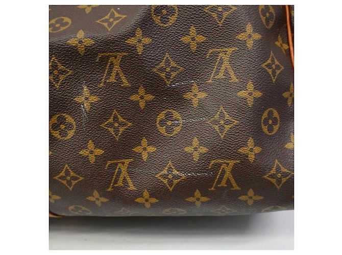 Louis Vuitton Boston Monogram Keepall Bandoulière 60 Marrone - vista 10