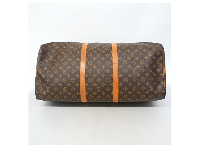 Louis Vuitton Boston Monogram Keepall Bandoulière 60 Marrone - vista 3