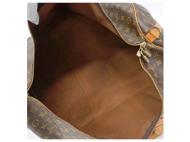 Louis Vuitton Boston Monogram Keepall Bandoulière 60 Marrone - vista 4