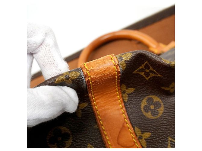 Louis Vuitton Boston Monogram Keepall Bandoulière 60 Marrone - vista 7