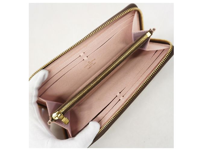 Louis Vuitton Monogram Portefeuille Clemence Long Wallet Rosa - vista 3