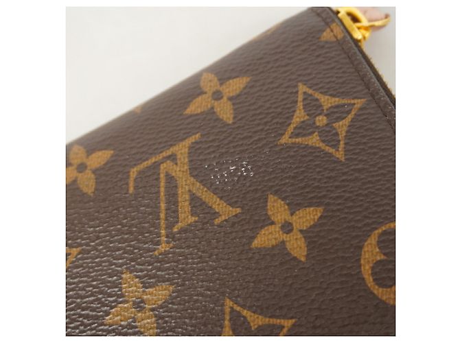 Louis Vuitton Monogram Portefeuille Clemence Long Wallet Rosa - vista 8
