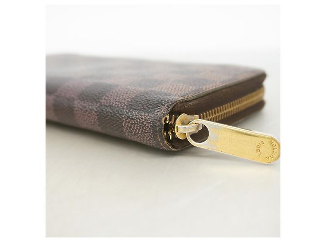 Cartera Louis Vuitton Damier Zippy en Ebene Damier ebene - vista 5