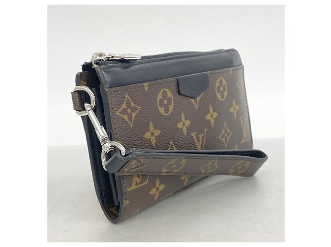 Portafoglio Lungo Louis Vuitton Monogram Macassar Zippy Dragonne Marrone Nero - vista 2