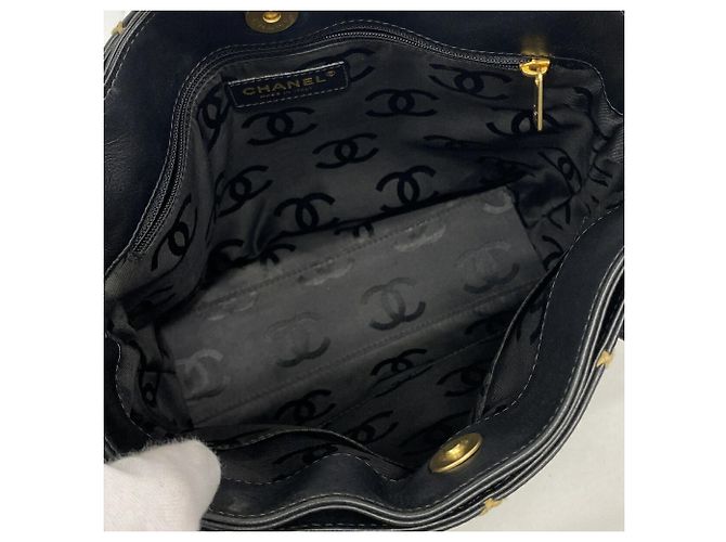 Borsa a mano in pelle Chanel Wild Stitch Nero - vista 4