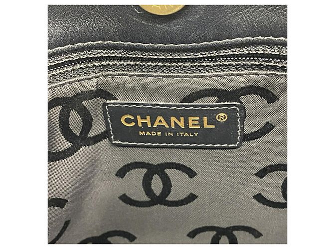 Borsa a mano in pelle Chanel Wild Stitch Nero - vista 5