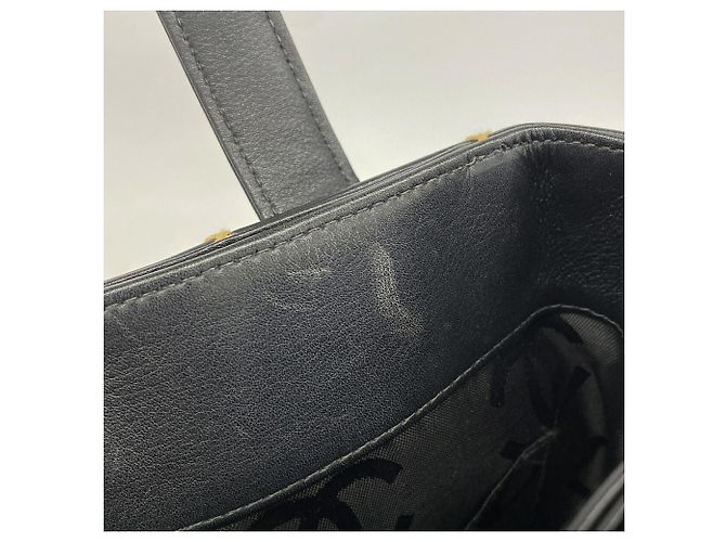 Borsa a mano in pelle Chanel Wild Stitch Nero - vista 9