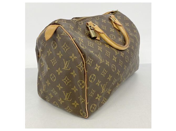 Louis Vuitton Monogram Speedy 35 Handtasche Braun - Ansicht 2
