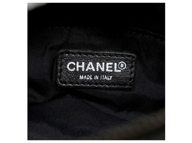 Chanel Vanity Bag aus schwarzem Nylon - Ansicht 5