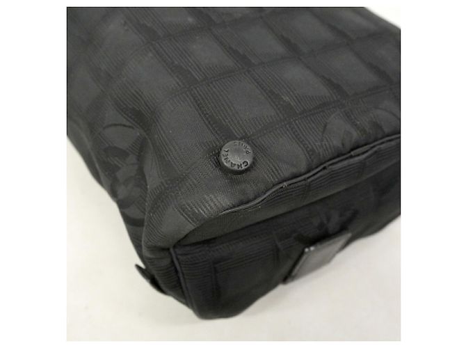 Chanel Vanity Bag aus schwarzem Nylon - Ansicht 6