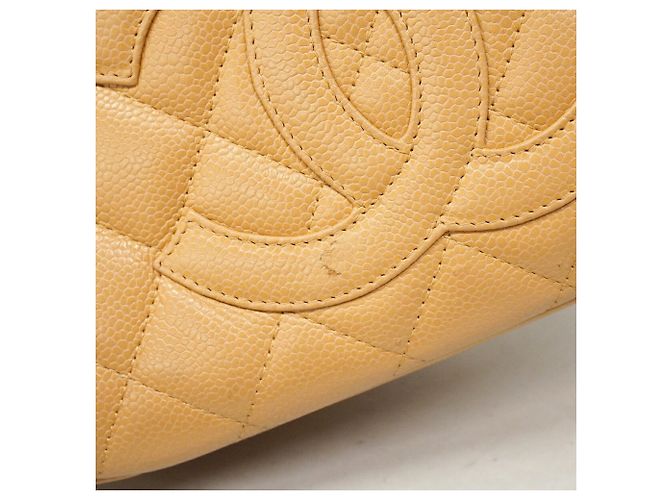 Borsa a tracolla con catena Chanel Matelassé Beige - vista 11