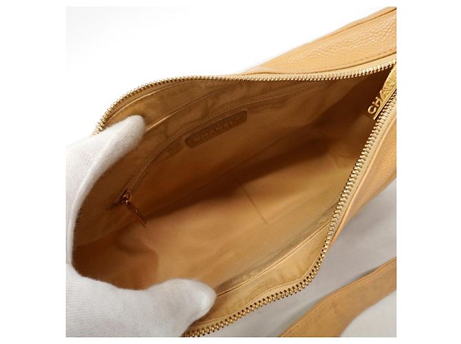 Borsa a tracolla con catena Chanel Matelassé Beige - vista 4
