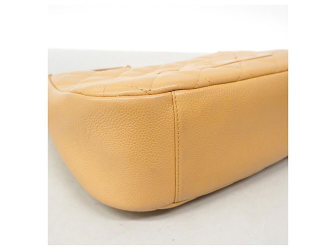 Borsa a tracolla con catena Chanel Matelassé Beige - vista 7