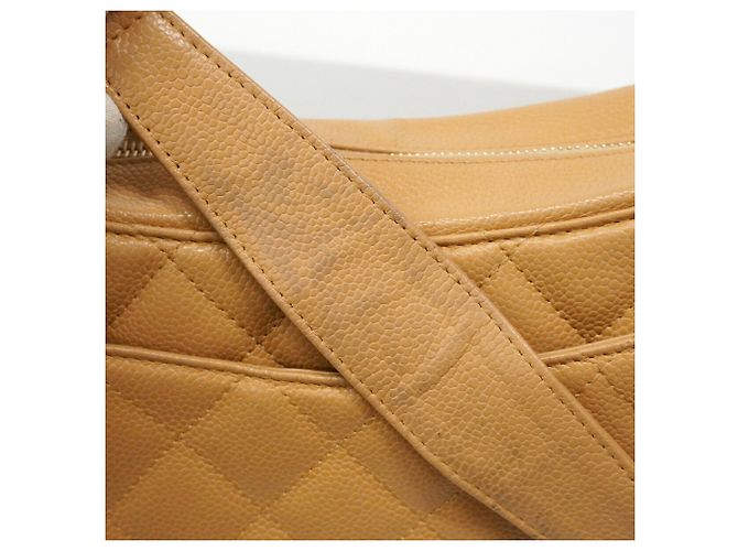 Borsa a tracolla con catena Chanel Matelassé Beige - vista 9