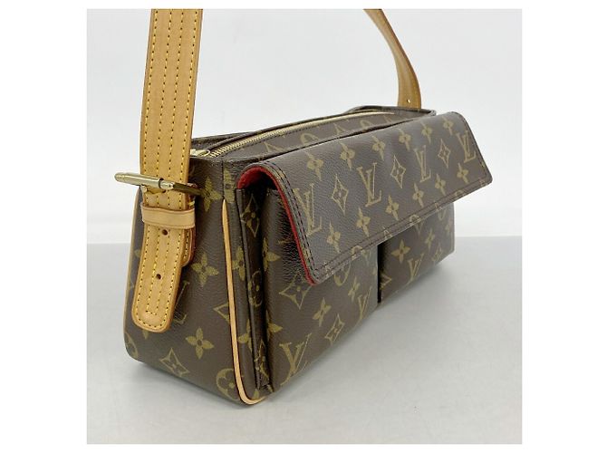 Borsa a tracolla Louis Vuitton Monogram Vivacite MM Marrone - vista 2