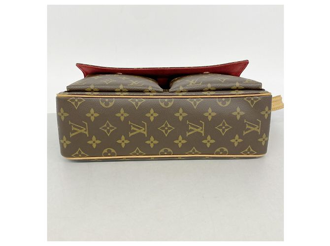 Borsa a tracolla Louis Vuitton Monogram Vivacite MM Marrone - vista 3