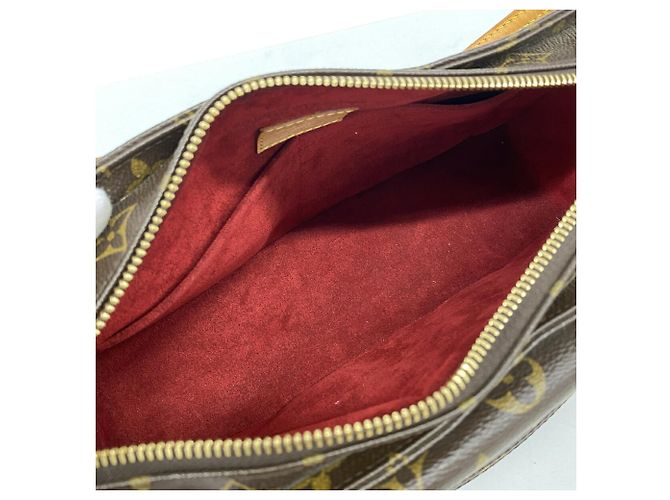 Borsa a tracolla Louis Vuitton Monogram Vivacite MM Marrone - vista 4