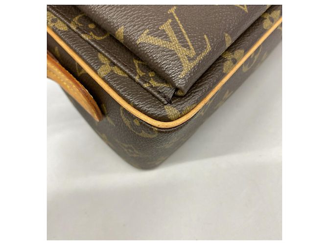 Borsa a tracolla Louis Vuitton Monogram Vivacite MM Marrone - vista 6
