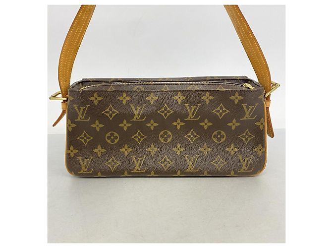 Borsa a tracolla Louis Vuitton Monogram Vivacite MM Marrone - vista 8