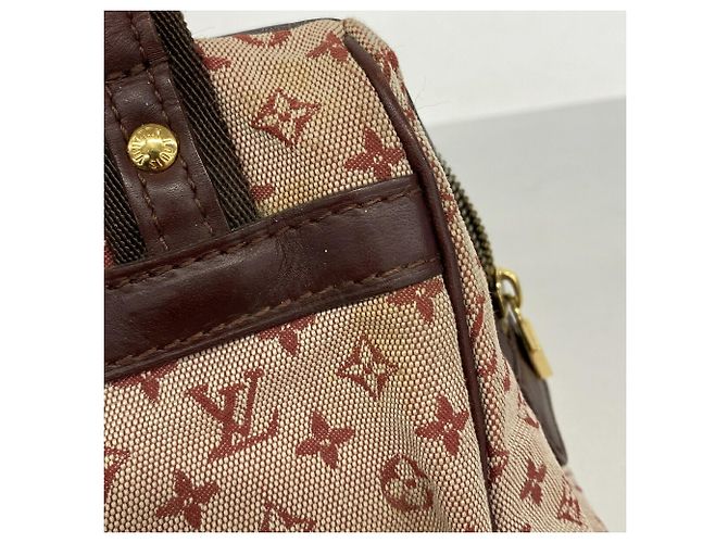 Sac à main Louis Vuitton Monogram Mini Josephine PM Fuschia - vue 10