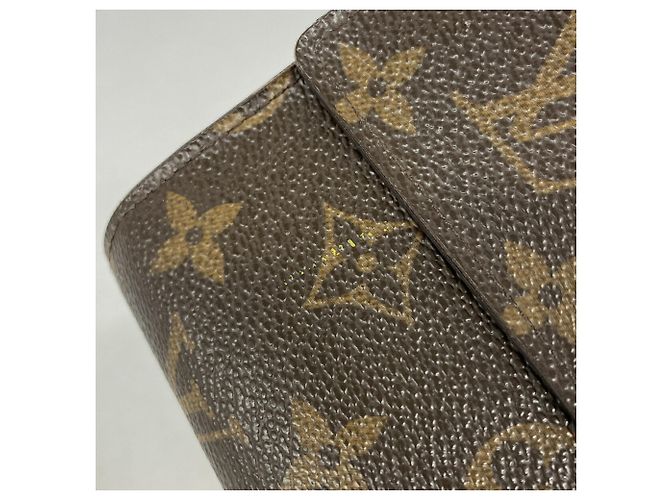 Cartera Louis Vuitton marrón tri-fold Castaño - vista 10