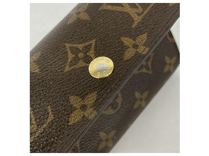 Cartera Louis Vuitton marrón tri-fold Castaño - vista 11