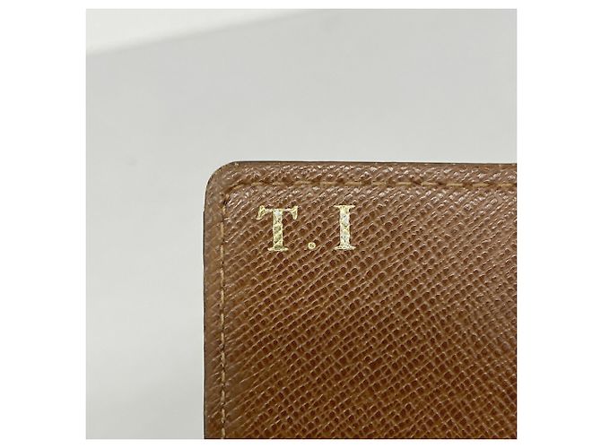 Cartera Louis Vuitton marrón tri-fold Castaño - vista 5