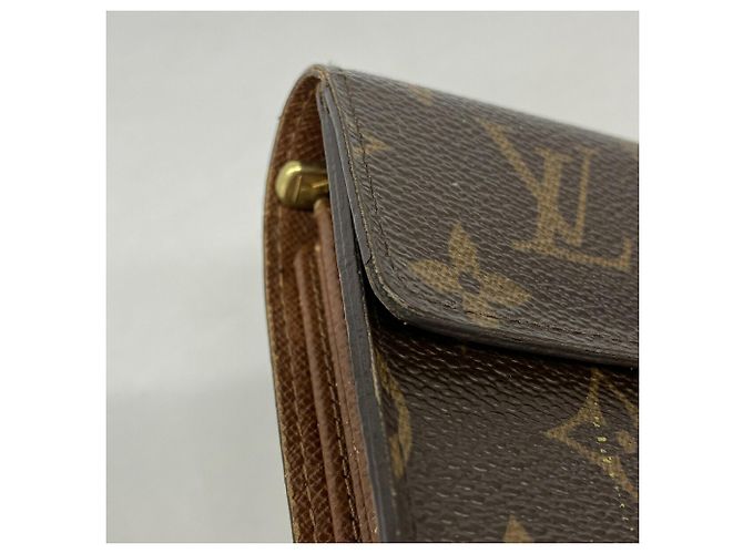 Cartera Louis Vuitton marrón tri-fold Castaño - vista 7