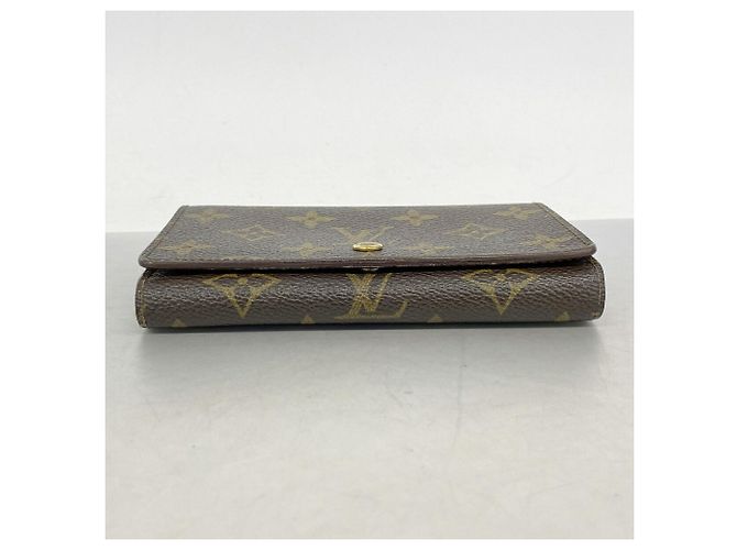 Louis Vuitton Monogram Portefeuille Trésor Wallet Marrone - vista 2