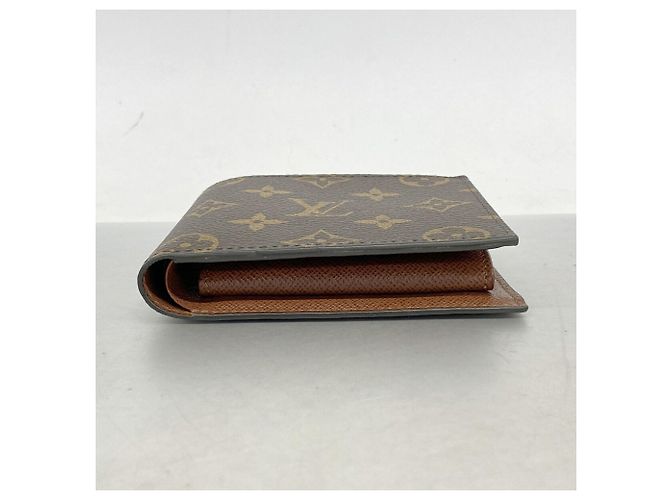 Louis Vuitton Monogram Portefeuille Marco NM Wallet Marrone - vista 2
