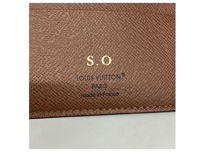 Louis Vuitton Monogram Portefeuille Marco NM Wallet Marrone - vista 4